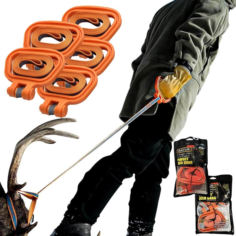 MULTUS Deer Drag Rope & Strap - Heavy Duty Deer Puller for Hunting - Unique Gifts for Hunters, Dad, Men Who Have Everything - Hunting Essentials & Accessories - Image 4